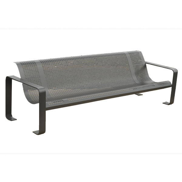 Banc classique trous