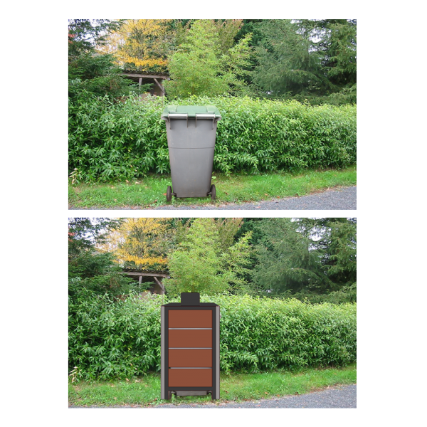 Cache conteneur 240 L