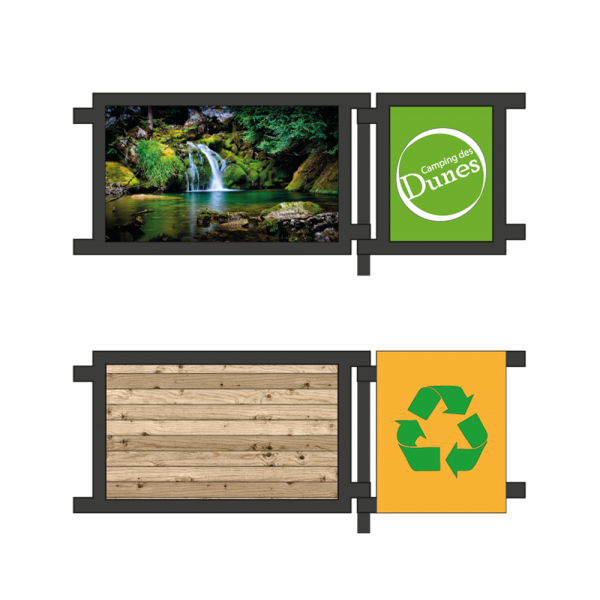 Cache conteneur modulaire