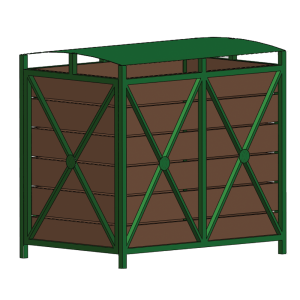 Cache conteneurs 770 L / 2015