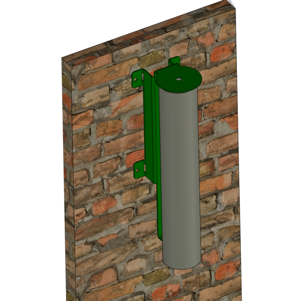 Cendrier inox fixation universelle